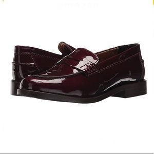 Johnston & Murphy Gwynn Penny Loafer Bordeaux Patent Leather Loafer